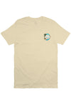 Salt and Light Retro Style Palm T Shirt Cream - Dorian Lynn