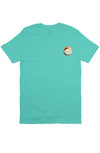Salt and Light Retro Style Sun T Shirt Teal - Dorian Lynn